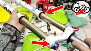 How to make your bike softer Bicycle Fox Fork Service [upl. by Jessi861]