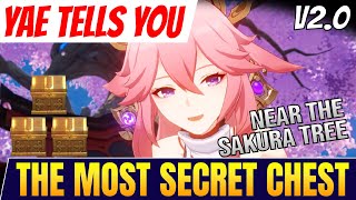 Secret Tanuki Chest  Near Narukami Shrine  Most Mechanically Tricky Chest 【Genshin Impact】v20 [upl. by Nod]