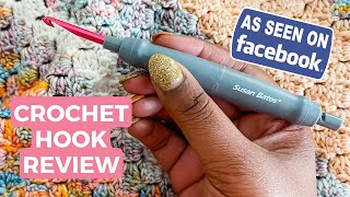 CROCHET HOOK REVIEW Susan Bates Twist And Lock Interchangeable Hooks  Spotted at JOANN [upl. by Araec]