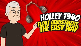 Holley 1940 Float Adjustment Guide  Carburetor Maintenance Tutorial [upl. by Sancho173]