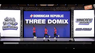 Three Domix  Dominican Republic  MiniCrew  2024 World Hip Hop Dance Championship Semifinals [upl. by Eitsym641]