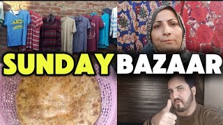 Kapro ka landa bazaar  LIFE OF SADIA Vlog  lifeofsadia dailyvlog sundaybazar familyvlog vlog [upl. by Calise97]