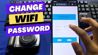 How To Change WiFi Password using Mobile  2024  Change wifi Password in mobile [upl. by Alraep]