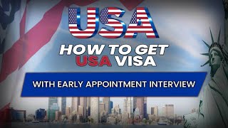 HOW TO GET USA VISA WITH EARLY APPOINTMENTS  T20 WORLD CUP TICKETS AVAILABLE [upl. by Ewell]