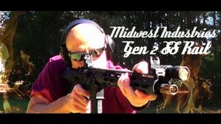 Midwest Industries Gen 2 SS Series Free Float Handguard Review HD [upl. by Ruamaj]