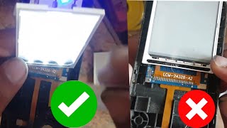 24 pin lcd light solution  24 pin lcd light jumper  QMobile Voice Mobile amp MAXX Mobile LCD Light [upl. by Yanrahc]