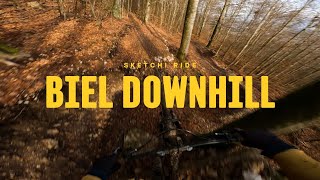 Bodenlose conditions trotzdem alles gegeben  Biel Downhill Trail  Magglingen [upl. by Aisatal146]