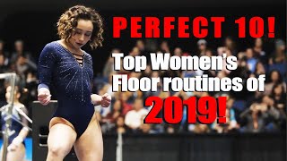 Top Womens Gymnastics Floor Routines of 2019  Katelyn Ohashi Perfect 10 Routine [upl. by Nigrom]