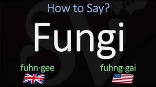 How to Pronounce Fungi  British Vs American Pronunciation [upl. by Anirol]