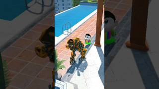 Shinchan Robot Hide amp Seek gta5 shorts gta5malayalam [upl. by Einnig]