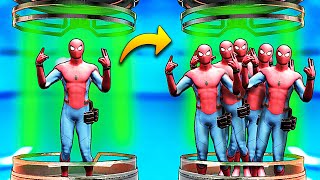 Spiderman CLONES New Avengers ARMY In Boneworks Mods VR [upl. by Anyotal529]