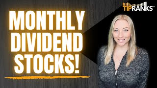 4 Dividend Stocks Paying MONTHLY Big Yields for Steady Passive Income [upl. by Odin591]