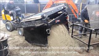 Graven schudden met HAscreen type 3 wwwhascreennl [upl. by Rehposirhc449]