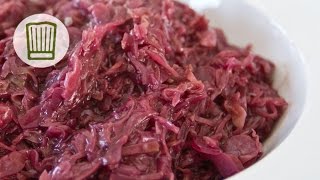 Selbstgemachter Rotkohl als Beilage chefkoch [upl. by Eniamirt]