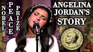 Angelina Jordan STORY 17 Nobel Peace Prize Tribute UNCHAINED MELODY Dec 11 2023 [upl. by Curcio]