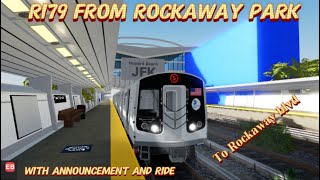 R179 from Rockaway park to Rockaway Blvd Train ride [upl. by Airekat542]