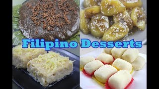 FILIPINO DESSERTS [upl. by Ainesej14]