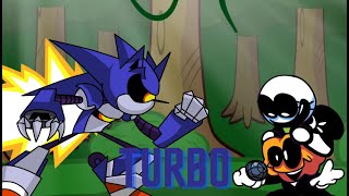 Friday Night Funkin Turbo But Mecha Sonic Vs Skid And Pump Sings It FNF COVERS [upl. by Creamer221]