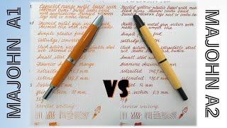 Majohn A1 vs A2 Quick Fountain Pen Review [upl. by Adhern]