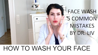 How to wash your face properly to avoid acne by Dr Liv [upl. by Aniez]