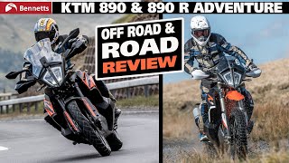 2021 KTM 890 Adventure and R REVIEW  On and off road [upl. by Patrich]