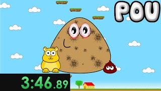 Speedrun Pou Malah Jadi Nostalgia [upl. by Orrocos]