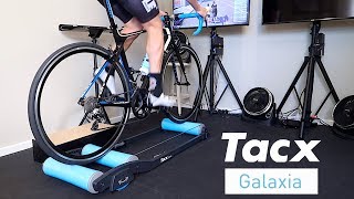 TACX Galaxia Rollers Unboxing Building First Ride Review [upl. by Phaih]