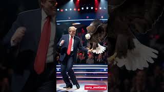 President Donald Trump on stage at Americas Got Talent [upl. by Novad316]