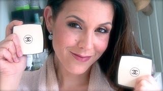 CHANEL Les Beiges Healthy Glow Sheer Powder REVIEW amp DEMO [upl. by Weisman904]