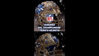 AI Yassifying NFL Championship Teams Helmets [upl. by Neeloj973]