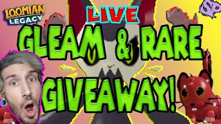 🔴 Gleam amp Rare Giveaway  Loomian Legacy  Roblox 2020 RoadTo3000 [upl. by Daney355]