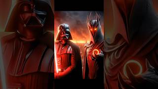 Yoda  Gandalf amp Darth Vader  Sauron Epic Fantasy Fusion Battle shorts fusion hybrid movies [upl. by Tesler]