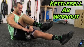 Intense 5 Minute Kettlebell Ab Workout [upl. by Vedette]