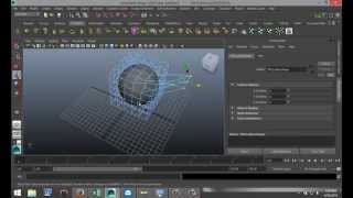 Maya 2014 tutorial  How to use the Lattice tool [upl. by Kcirdot2]