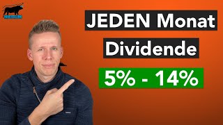 10 interessantesten Dividenden Aktien mit monatlicher Dividende amp meine TOP 3 [upl. by Enitsed]