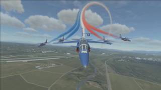 Patrouille de France by The Jetesons Virtual Air16 from the Safran Museum [upl. by Akcebar]