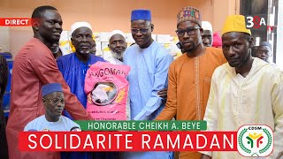 Entraide Ramadan Le Député Maire Cheikh A BEYE Facilite lApprovisionnement en Riz Dattes et Sucre [upl. by Fronnia]