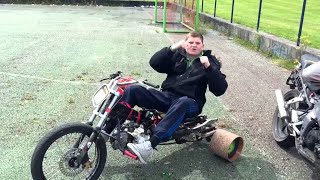 Baldy McDonagh Irelands Hardest Trike Drifter  ViralHog [upl. by Germano]