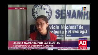 Alerta naranja por desborde de ríos en Tarija [upl. by Einaffyt]