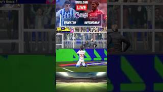 Brighton FC Vs Nottingham Forest  Premier League  shorts efootball gameplay [upl. by Clay611]