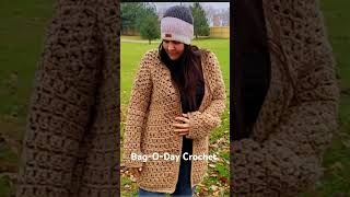 Crochet Chunky Cardigan Tutorial [upl. by Ezarra593]