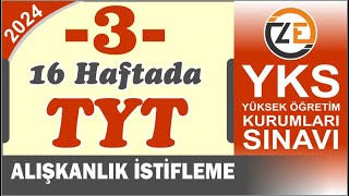 16 Haftada 2024 TYT Nasıl Çalışmalı  Çalışma Planı  4 Ayda TYT Tüm Konuları  YKS Hazırlık 03 [upl. by Nalyad]