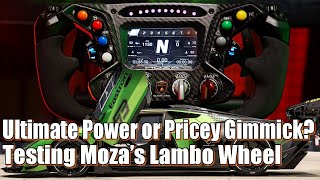 Testing Moza’s Lambo Wheel Ultimate Power or Pricey Gimmick [upl. by Tybald]