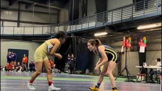 York College Women’s Dual Tournament Women’s freestyle wrestlingWomen’s college wrestling 11323 [upl. by Candice]