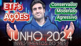 IMPOSTOS  ETFs e Stock Split da NVIDIA 🤑 INVESTIMENTOS do Mês 📅 Junho 2024 [upl. by Grosberg]