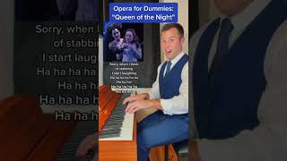 Opera for Dummies Queen of the Night Aria opera classicalmusic mozart comedy [upl. by Acinor626]