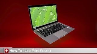 Toshiba HowTo Performing a screen capture or print screen on a Toshiba laptop [upl. by Adrahc]