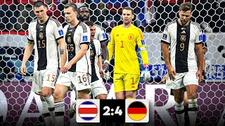 Costa Rica  Deutschland 24  WM 2022 Gruppenphase  Blitzfazit [upl. by Avot642]