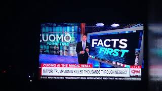 New York’s governor brother Chris Cuomo giving facts regarding Hurricane Maria in Puerto Rico [upl. by Rochester675]