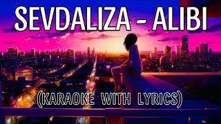 SEVDALIZA  ALIBI KARAOKE WITH LYRICS [upl. by Dolf]